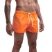 Ronony short pants men sport summer short pants quickly drying running shorts fitness jogging training running sports pants with bags m z004#orange