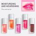 AOOWU Tinted Plumping Lip Oil | Long-Lasting Hydrating Lip Gloss - Raspberry Red - Buy Online on SooperMarket.com