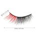 KALLORY 5 Pairs Red Colored Wispy Lashes - Natural Look 3D Eyelash Strips for Women & Girls - Perfect for Any Occasion - Buy Online on SooperMarket.com