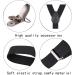 Buy Aonat Heavy Duty Men's Braces Durable Elastic Y-Form Adjustable Extra Strong Clips Fits All Sizes Black 2.5 cm Wide - Buy Online on SooperMarket.com