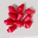 LEONARK Fencing Practice Sword Tips Foil/Epee Rubber Replacement Tips (for Practice Blades only) - Pack of 10 10 Red Foil Tips