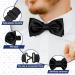 Aoowu Adjustable 2.5 cm Braces with Fly for Men & Women - Durable Black with 3 Metal Clips | Stylish & Functional - Buy Online on SooperMarket.com