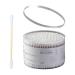 Perfeclan 500 pieces of cotton swabs double-headed cleaning sticks nursing sticks cotton swabs for make-up polishing cleaning of the ears eyeshadow brushes remote around 500 pieces round white