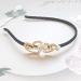 Butterfly Heart Headband 1920s Vintage Flower Cross Hair Hoop Crystal Pearl Velvet Band Headpiece Accessories for Women Girls (Gold Heart) - Buy Online on SooperMarket.com