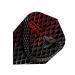 Harrows Taipan | 100 Micron Dart Flights, Standard No. 6, Multiple Set Sizes, Multiple Colours 1 set Red
