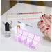 ABOOFAN 2 Sets Nail Art Storage Box Makeup Drawer Ornament Container Storage Containers Manicure Accessories Holding Dip Powder Organizer Diamond Box Abs Desktop - Buy Online on SooperMarket.com
