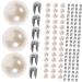 STOBOK 300 Sets Pearl Claw Nails Tiara DIY Head-Dress Rivet DIY Rivets Decor Round Pearl Rivets Bags Manual - Buy Online on SooperMarket.com