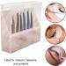 Tweezer Holder Stand for Eyelash Extensions | 8-Slot Lash Tweezer Stand with Cover | Salon & Home Lash Extension Organizer - Pink - Buy Online on SooperMarket.com