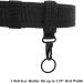 Dotacty Heavy Duty Belt Keeper Clip Key Holder with Nylon MOLLE Strap - Black - Buy Online on SooperMarket.com