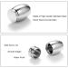 LZZEM 1 Piece Mini Keepsake Urn Stainless Steel Cremation Urn Jewelry Small Urn Used for Human Ashes Waterproof Decorative Ashes Loss of Pet Sympathy - Buy Online on SooperMarket.com