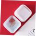 Tofficu 6 Pcs Dish Silicone Mold Molde De Para Resina Square Tray Keychain Mold Diy Plate White - Buy Online on SooperMarket.com