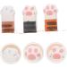 Body Exfoliating Sponge Elastic Bath Sponge Cute Bathing Clean Scrub Brush with 4 Cat Paws - Buy Online on SooperMarket.com