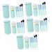 Didiseaon 5 Sets Makeup Brush Set Face Makeup Brush Blush Brush Cosmetics Supply Makeup Brush Holder with Lid Ladies Suits Small Makeup Brush Mini Major Handle Brush Travel Abs Brush Rod