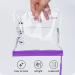 ECOHUB Airport Security Liquids Bags - 2 Pack Clear Travel Toiletry Bags with Strap - Airline Approved - Purple - Buy Online on SooperMarket.com
