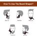 Singwow 2-in-1 Beard Shaping Tool & Shaving Bib Set - Grooming Template + Apron | Ultimate Gift for Men's Beard Trimming Kit - Buy Online on SooperMarket.com