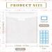 Csyidio 14-Piece 12x12 Inch Scrapbook Paper Storage Organizer | Clear with Sealing Design & Large Label Stickers | Holds Scrapbook Paper & Vinyl Paper - Buy Online on SooperMarket.com