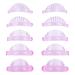 Bexdug Lash Lift Pads 5 Pair Perm Curls Eyelash Shield - Reusable Soft yelash Lifting Tools Eyelash Separator Tool Sticky Curler Balm Lifter Roller