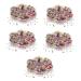 ibasenice 5 Boxes Clothing & Accessories Diy Charms Nail Diy Flatback Pearl Charm Manicure Decor Headdress Pearl Diy Headdress Decoration Half Round Pearl for Crafts Abs Boxed