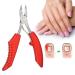 Men's Toenail Cuticle Scissors & File Set for Softening Skin - Red - Buy Online on SooperMarket.com