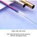 Knadgbft 7Pcs 300mm Stainless Steel Straws Metal Colors Fits 40 Oz Reusable Ecofriendly Plus Cleaning Brush - Buy Online on SooperMarket.com