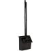 Duo-Pan Plastic Lobby Pan and Duo-Sweep Broom Combo | 36 Overall Length x 11-51/64 Width | Black - Buy Online on SooperMarket.com