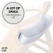 Hauck Alpha+ White Storage Box - Compact and Practical Organizer for Highchair - Buy Online on SooperMarket.com