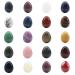 Set of 20 Mini Crystal Mix Eggs Polished Tumbled Rock for Healing and Meditation Variety Crystals Stone Easter Eggs Healing Crystals Eggs