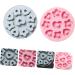 Zerodeko 2pcs Donut Mold Silicone Molds Heart Decor Heart Cake Pan Heart Pudding Mold De para Gelatinas Biscuits Mold Biscuits Mould Fondant Mold Fudge Food Supplement Box Silica Gel Baby 20.5X20.5X2CM - Buy Online on SooperMarket.com