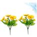 Zerodeko Sunflower Props 2pcs 7 Artificial Flower Bouquet Wedding Bouquet Artificial Flowers Bouquet Artificial Bouquet Decor Flower Arrangement Supplies Sunflower Fake Sunflowers Heads - Buy Online on SooperMarket.com