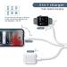 Watch Charger Cable Compatible for Apple Watch Series 8 7 6 5 4 3 2 1 SE1 SE2  Watch Charging Cord  3 in 1 Portable Phone and Watch Charger for 14/13/12/11/Pro/Max/XS/X/Airpods/Pad Series  4.9ft/1.5M - Buy Online on SooperMarket.com