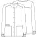 Women's Workwear Professional Snap Front Scrub Jacket - Soft Stretch Material - Medium, Black - WW340 - Buy Online on SooperMarket.com