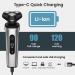SweetLF 3-in-1 Electric Razor for Men - 5D Rotary Shaver, Waterproof, Type-C Charging, Metal Body - Buy Online on SooperMarket.com