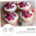 MAGICLULU 6 Pcs Cake Mold Silicone Baking Cup Cookie Cake Pan Cookie Silicone Cake Pan Ice Ball Mold Chocolate Making Mold Soap Candle Mold Mini Muffins Aroma White Bread Silica Gel Cake Pie Whitex3pcs 9X8X2.6CMx3pcs - Buy Online on SooperMarket.com