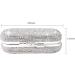 XhuangTech Bling Lipstick Holder Case with Mirror - Rhinestone Crystal Makeup Organizer for Ladies (Silver) | Portable Lipstick Case - Buy Online on SooperMarket.com