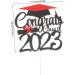 Warmhm 6pcs 2023 2023 Cake Strips Graduation 2023 Purple Class of 2023 Decorations Graduation Cap Graduation Decorations Class of 2023 Fruit Picks Paper Cup Cake Supplies Glitter Paper Red 15.1x14cm - Buy Online on SooperMarket.com