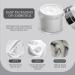 XAOUS Cream Jar Vacuum Bottle - Small Airless Cosmetic Container with Pump, Leak Proof Travel Container for Creams, Gels & Lotions - 0.1 1pcs - Buy Online on SooperMarket.com