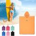 Shop Ultra-Eco Mint Green Badeponcho | Quick-Dry Surf & Beach Towel Poncho for Men & Women | 90x110cm - Buy Online on SooperMarket.com