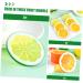 Alipis 6pcs Artificial Lime Simulation Fruits Simulated Fruit Model Faux Lemon Slices Lemon Slices for Soap Lifelike Lemon Props Lemon Slices Artificial Ornament Filling Orange Slices Pvc - Buy Online on SooperMarket.com