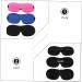 NOLITOY 3pcs 3D Sleep Mask Set | Travel Eye Shades & Blindfolds for Adults | Soft Silk Eye Masks & Elastic Comfort - Buy Online on SooperMarket.com