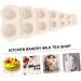 1pc Hemisphere Mold Bubble Decorations DIY Chocolate Mold Christmas Cake Mold Molde para Pastel Cake Baking Molds for Resin Chocolate Making Mold Maker Silica Gel Small Beads Round Light Grey 15.1x6.9cm - Buy Online on SooperMarket.com