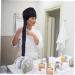 CANIGHT 2pcs Dry Hair Cap Steamer Caps Thermal Hair Caps Durable Hats Conditioning Cap Cappy Hat Black 190t - Buy Online on SooperMarket.com