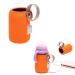Jiakalamo Baby Bottle Warmer USB Portable Car Travel Baby Bottle Infant Milk Warmer Infant Feeding Bottle Heated Baby Bottle Insulation Cover Thermostat for Night Feeding Outing Driving Orange