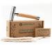 Chinchilla razor plane olive wood & metal |Sustainable wet razor for women & men |incl. 10 razor blades & bags |Zero waste & plastic -free 1 piece (1 Pack)