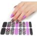 Pattern Semi Cured Gel Nail Polish Strips Full Nail Wraps Nail Polish Stickers Self-Ashesive Nail Art Nail Polish Strips for Women Valentines Day Ze0098 - Buy Online on SooperMarket.com