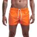 Ronony Men's Short Pants - Quick-Dry Summer Sports Shorts for Running & Training | Fitness Jogging Pants with Pockets (M Z004 #Orange) - Buy Online on SooperMarket.com