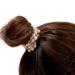 Elegant Black Crystal Beads Hair Tie Scrunchies - Boho Hair Accessory for Women and Girls - Buy Online on SooperMarket.com