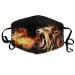 Fire Lion Anti Dust Half Face Mouth Mask Unisex Cotton Warm Fashion Adjustable Washable Mask