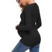 Love2Mi Women Maternity Breastfeeding Top - Long Sleeve V-Neck - Black - Size L - Buy Online on SooperMarket.com