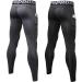YUSHOW Men's Compression Pants 2 Pack - Running Tights & Workout Leggings - Summer Cool Dry Baselayer - X-Large Black+Grey - Buy Online on SooperMarket.com