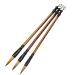 Chinese Calligraphy Brush  Writing Drawing Watercolor Ink Brushes Hubi Painting Kanji Japanese Sumi Wolf Bamboo Brushes Set for Professional Beginner (Green)